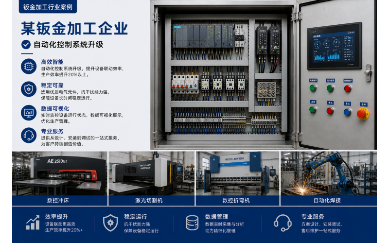 钣金加工自动化控制解决方案