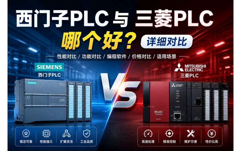 西门子PLC与三菱PLC哪个好？详细对比